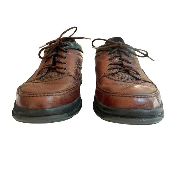 Rockport Brown Leather Oxford Shoes Men’s Size 10 M Walking Comfort main image 7